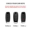 3 Buttons Suede Car Remote Key Case Cover Shell for Nissan Teana Qashqai X-Trail Kicks Tiida Car Key Anti-Scratch Cover Shell