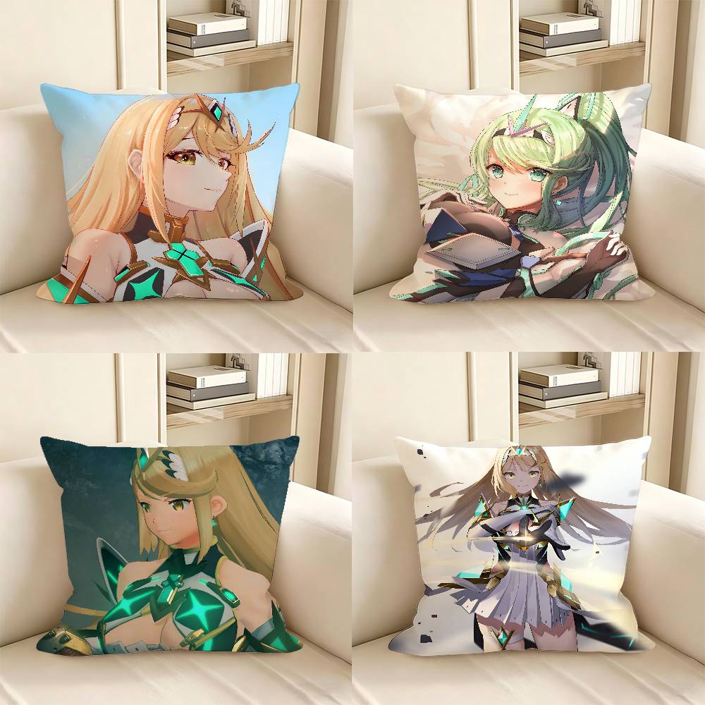 pc Anime Xenoblade Chronicles Pillow Case Fashion Square Pillowcase Bedroom Sofa Room Ins Decoration Leisure