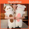 Dog Plush Long Pillow Toy Cartoon Stuffed Animal Doll Decoration Kids Gifts