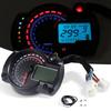 Bike Motorcycle Speedometer Digital Display Tachometer Backlight Multifunction 7 Color Switching General Purpose