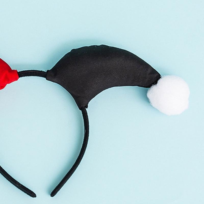 Хэллоуин Ободок Дьявол Клоун Сочетание Цветов Длинные Рога Обруч для Волос Демон Косплей Костюм Маскарад Вечеринка Головной Убор