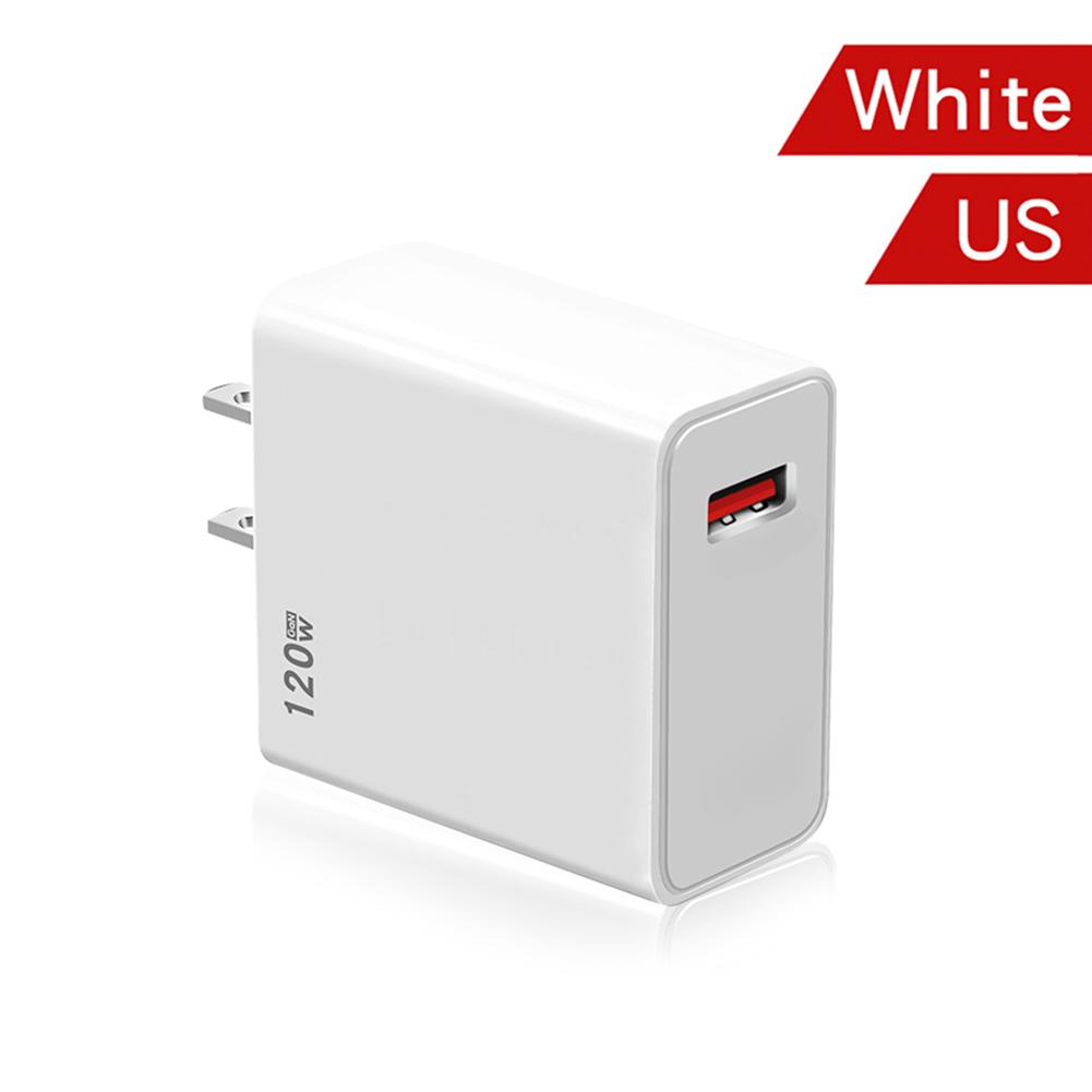 Адаптер быстрой зарядки 120 Вт для iPhone Xiaomi Huawei Samsung Oneplus OPPO USB зарядное устройство Quick Charge 5.0 QC5.0 Зарядные устройства для мобильных телефонов