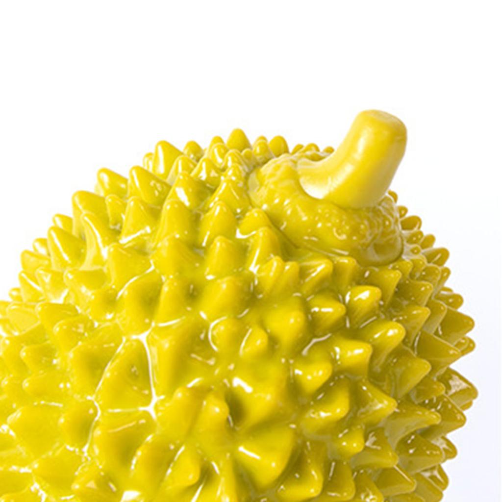 Durian Dog Squeaky Toys Simulation Durian Shape Bite Resistant Interactive Dog Squeaky Toy for Chewi