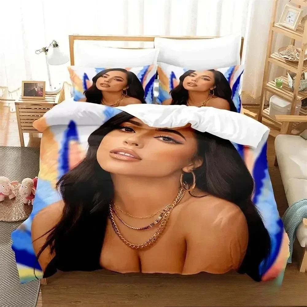 Hot Singer Becky G Bedding Set 3D Print Duvet Cover Pillowcase Adult Boy Girl Bedroom Decoration Gift Single Double Size Gift