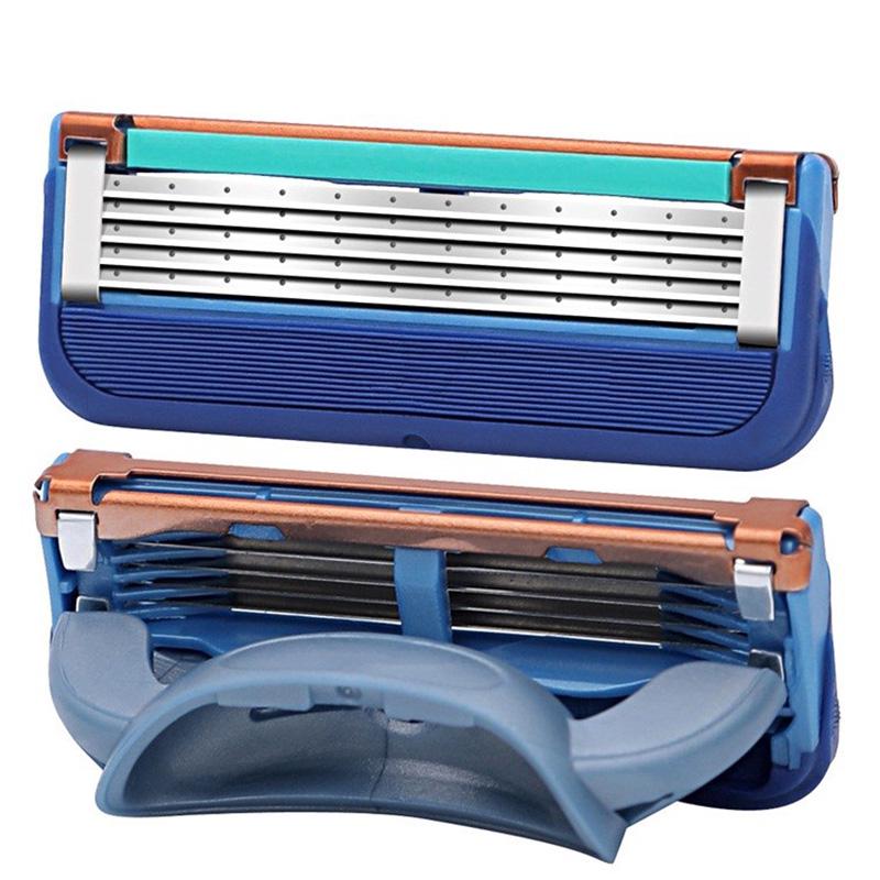 8 шт./лот, мужские лезвия для бритья, 3-слойные лезвия, кассета для бритья