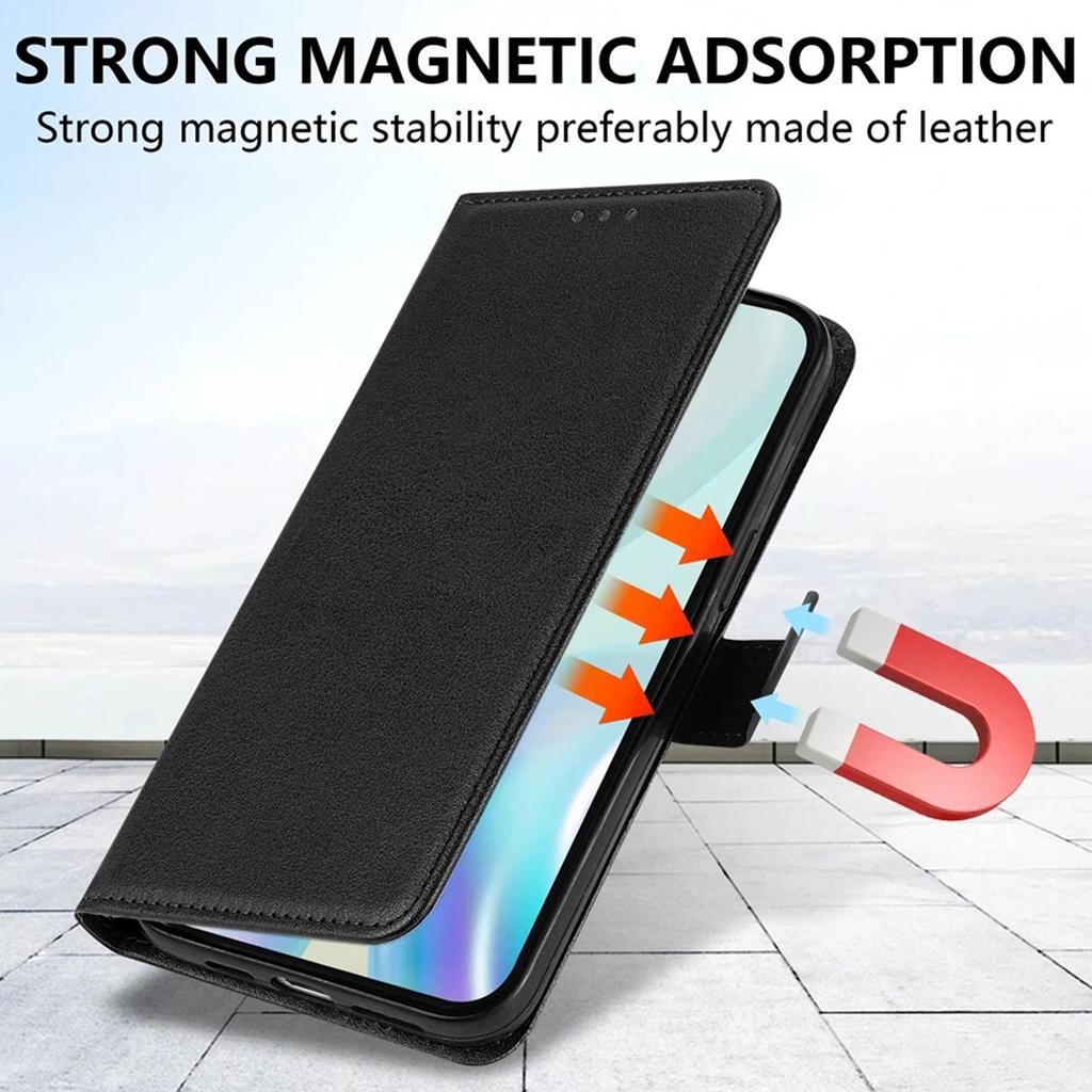 Кошелек для телефона, слот для карт, подставка, магнитный флип-чехол из кожи для Xiaomi Redmi Note 13 Pro Plus 12 12S 11 11S 10 10S 9 Pro 8T 7