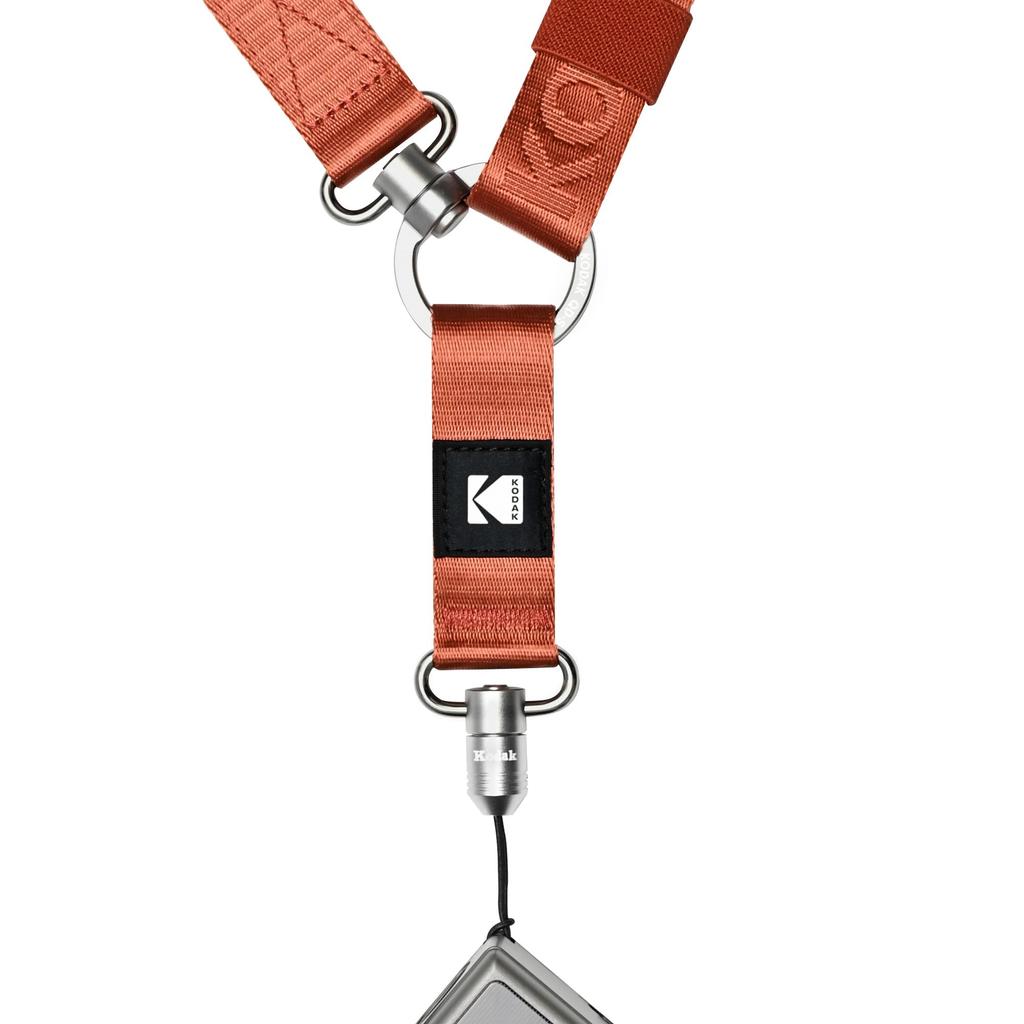 KODAK Camera Strap Quick Durable Metal Easy To Adjustable for SLR Compact and Unisex Multi-Purpose (Burgundy) - Release, Lightweight, Swivel, Use,