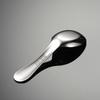 316 Stainless Steel Short Children's Flat Bottom Spoon Small Baby Spoon Feeding Spoon Mother and Baby Store Tableware Gift