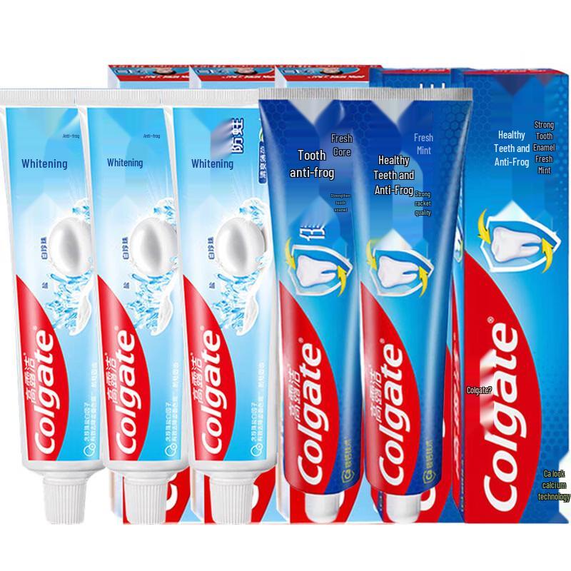 Colgate Отбеливающая зубная паста с мятой Семейная упаковка 700 г