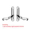 4.5 inch Motorcycle fog light Holder 4-1/2" Turn Signal Bracket Auxiliary Lighting  for Street Glide FLHX Frame Parts 06-13
