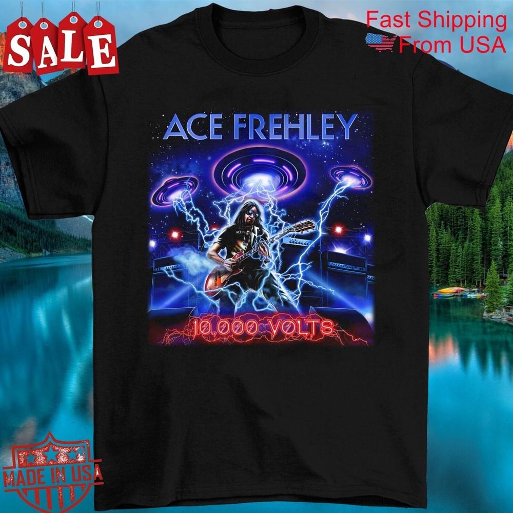 Ace Frehley 10000 Volts Gift For Fans Unisex All Size Shirt Unisex T-Shirt Graphic Tee