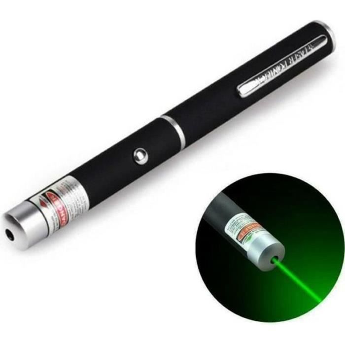 Stylo Pointeur Laser Vert Puissant 10KM Lazer Pointer Green 1mW Longue Portée