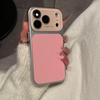 Чехол для iPhone 17 Pro Max с текстурой кожи - Ударопрочный, Однотонный, Жесткий корпус для моделей Apple 14/15/16