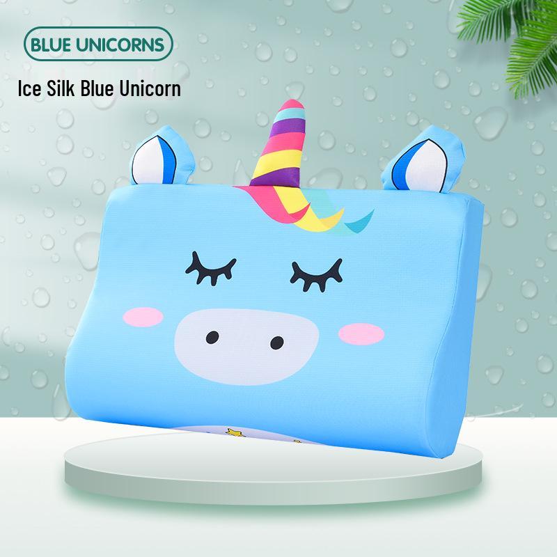 Cute Cartoon Memory Foam Neck Pillow for Pressure-Free Sleep with Pillowcase