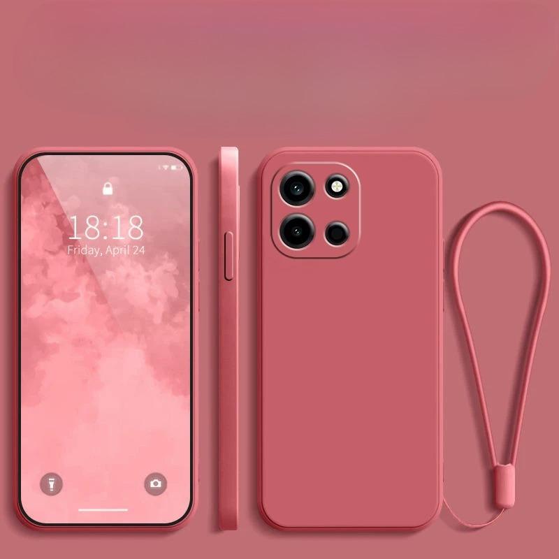 Для Oneplus Nord 6 Защитный чехол из ТПУ для камеры с защитой объектива Для Oneplus Nord 6 1+ Nord6 Жидкий силикон Матовый ударопрочный чехол Ремешок