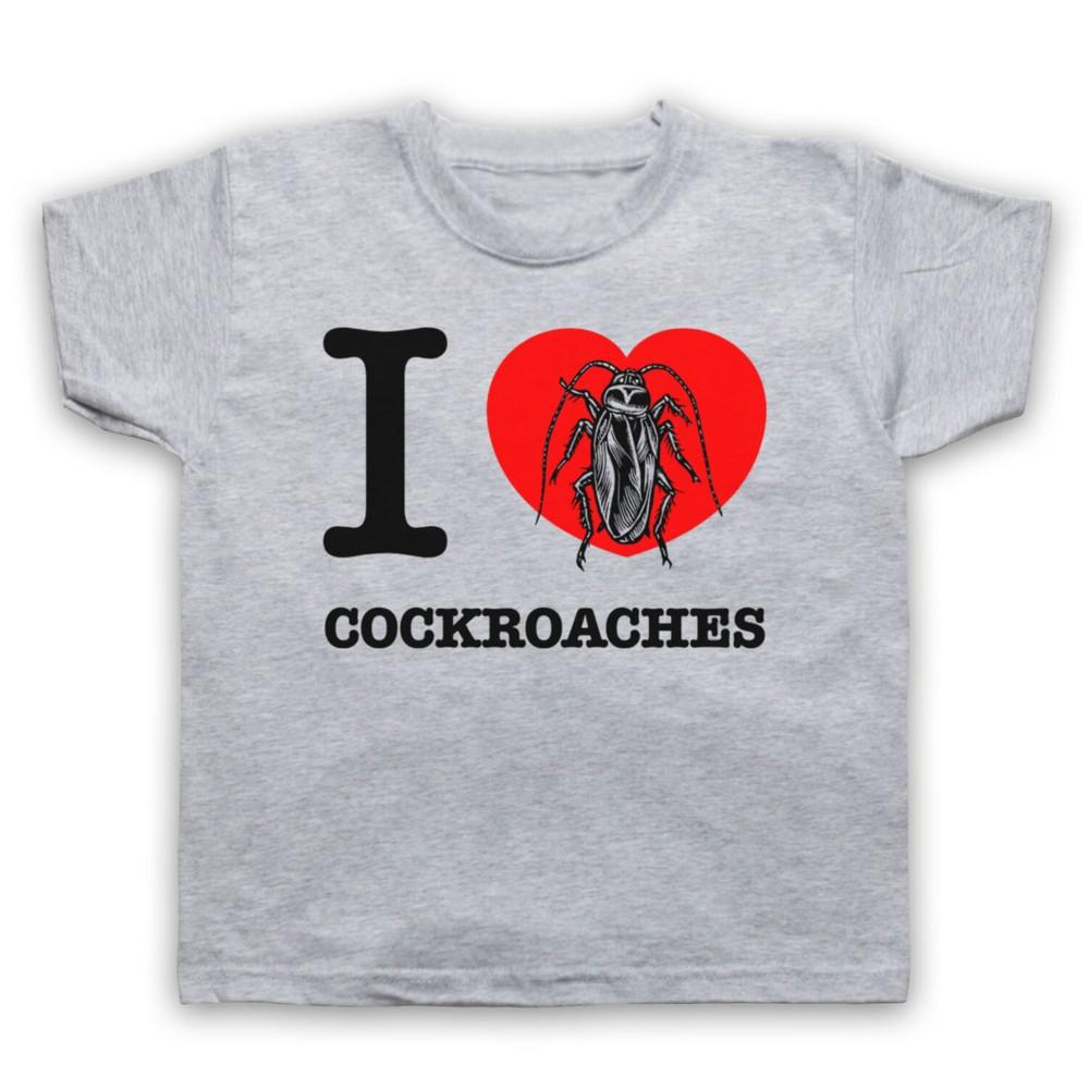 I Love Cockroaches Animal Rights Lover Save The Animals Kids Childs T-Shirt