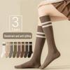 Женские японские носки JK Slim Calf Socks - Черные гольфы для весны и осени