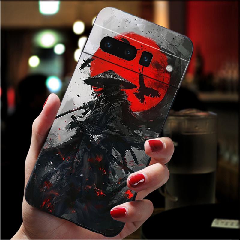 Phone Case For Google Pixel 10 Pro 9 Pro XL 9A 8 7 6 Pro Pixel 8A 7A 6A Pixel 8 7 6 5 Japan The samurai Ninja