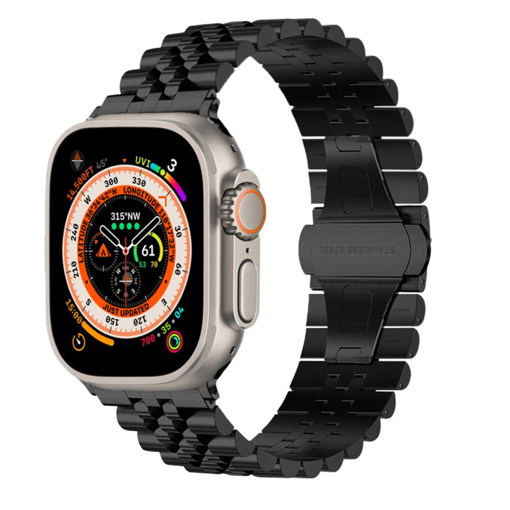 Металлический ремешок из нержавеющей стали для Apple Watch Ultra 3 2 49 мм/11 10 46 мм 42 мм/9 8 7 45 мм 41 мм Браслет iWatch 6 5 4 SE 3 44 мм 40 мм