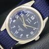 VINTAGE HMT JANATA HAND-WINDING INDIAN MENS BLUE COLOR DIAL WATCH A700071-5 R201-a700071