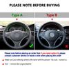 Hand-stitched Car-styling Interior Steering Wheel Braid Cover Trim For BMW E90 320i 325i 330i 335i E82 E87 120i 130i 120d X1 E84