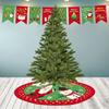 Christmas Happy New Year Outdoor Blanket Carpet Floor Mat Christmas Tree Skirt Xmas Floor Cover