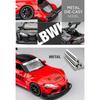 1/22 Toyota Supra GR LBWK Racing Car Toy Alloy Car Diecasts & Toy Vehicles Car Model Sound and Light Model Toys for Children
