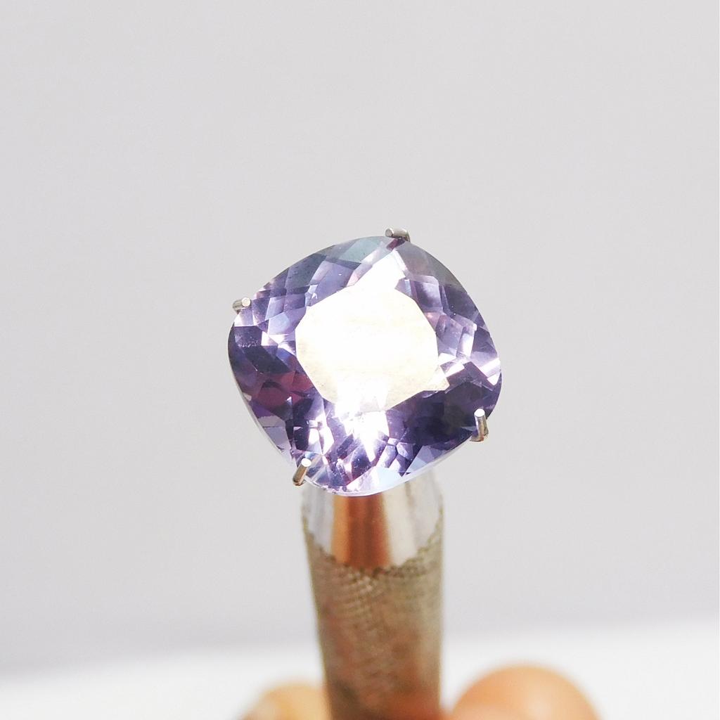 Square Natural Color Change Alexandrite 7.65 Ct Fabulous Certified Gemstone