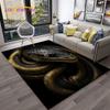 Gothic Serpent Viper 3D Python Snake Carpet Rug for Home Living Room Bedroom Sofa Doormat Decor,kids Area Rug Non-slip Floor Mat
