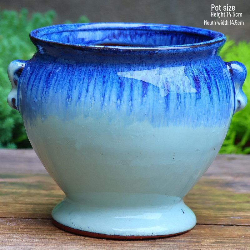 Специальное предложение: Высокий ретро-керамический цветочный горшок для суккулентов или зеленого редиса