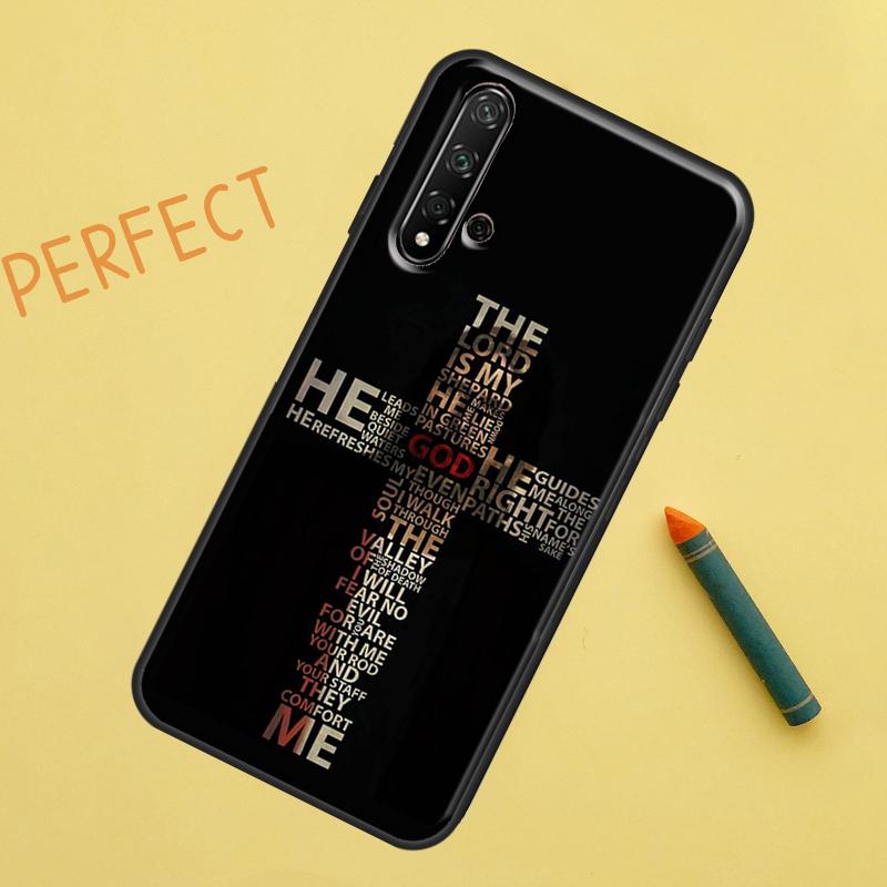 Christianity Lord Prayer Case For Huawei Nova Y90 Y70 Y61 Y60 9 10 SE Nova 5T 11i 8i 7i 3i P20 P40 P30 Lite P60 Pro