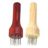 Portable Meat Tenderizer Kitchen Cooking Tool with Wooden Handle for Steak Fish Tenderizing Chicken Beef