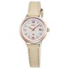 IO Solar Watch, Made In Japan, with Manufacturer's Warranty, Women's, RN-WG0420S, White