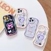 Cute Cartoon Pattern Cream Texture Casing Wavy Edge Soft Silicone Cover Phone Case for OPPO Reno Realme