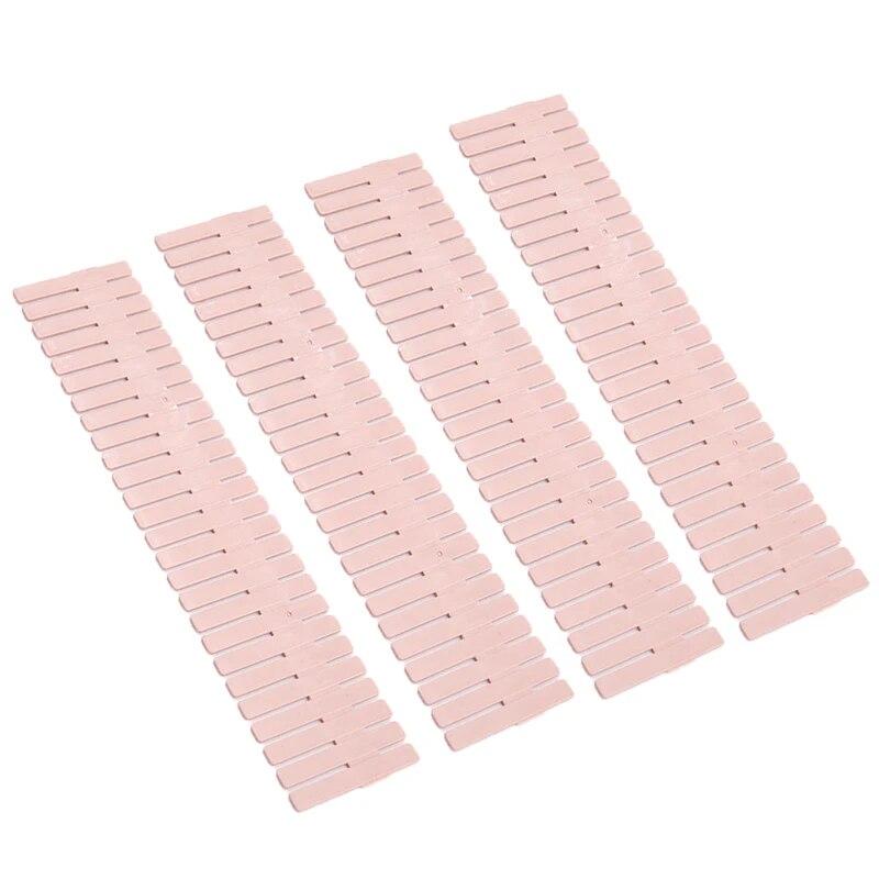 4 шт. DIY регулируемые перегородки для ящиков, комбинированная перегородка, компактный разделитель для гардероба, нижнего белья, носков