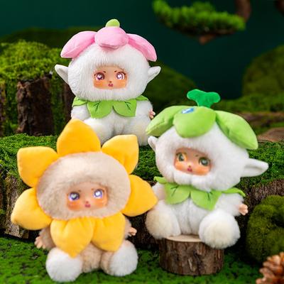14 см Цветочный Эльф Кукла Плюшевая Игрушка Милая Фигурка Игрушки Брелок Кавайный Подсолнечный Эльф Фигурки Подвеска на Сумку Рюкзак Подарок Ребенку