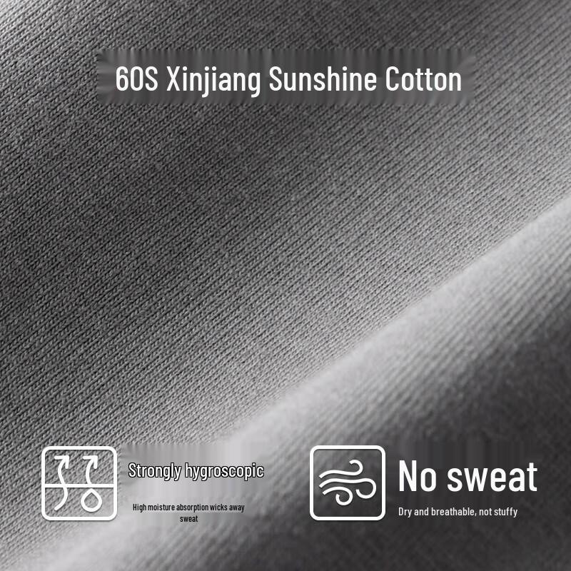 Мужские трусы-боксеры Xiang Le Mei из 100% хлопка с антибактериальным эффектом, 5 штук