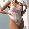 New Fashion Sexy Lace Patchwork Bodysuit Lingerie Underwear for Woman Sexy Corset