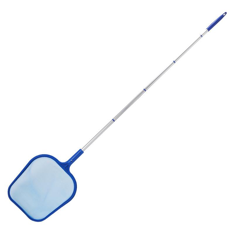 Pool Skimmer Net With Detachable Aluminum Handle For Inground And Above Ground Pools