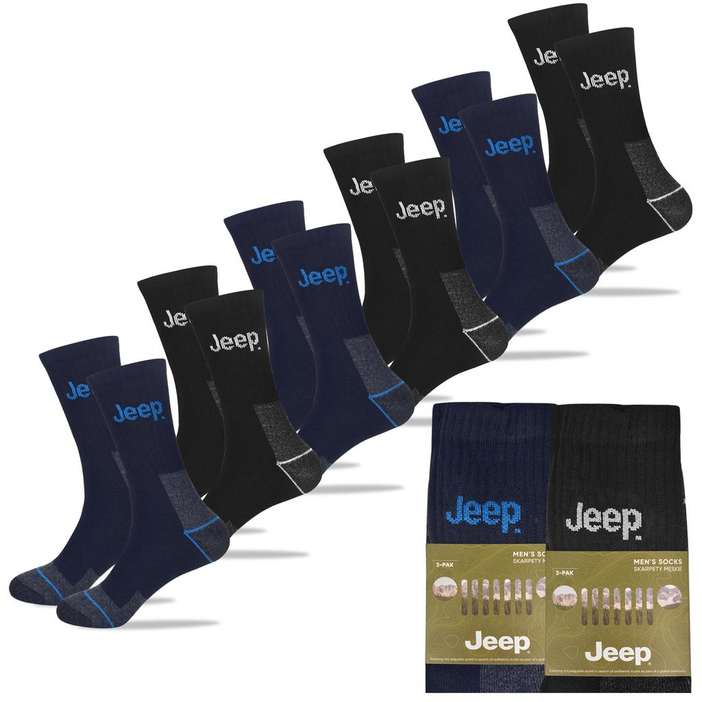Jeep Мужские рабочие носки из хлопка 6 пар