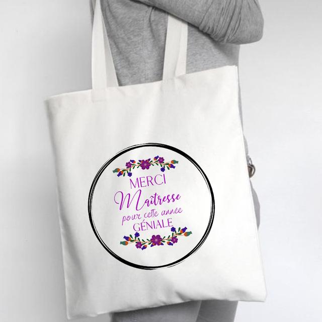 French Print Canvas Shoulder Bags Female Shopping Totes Women Travel Handbags Eco Reusable Storage Pouch Bookbags Teacher Gifts