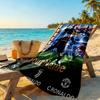 Cristiano Ronaldo Customize Text Beach Towel Super Soft & Absorbent Portable for SwimmingBeachCamping Travel Beach AccessoriesGym