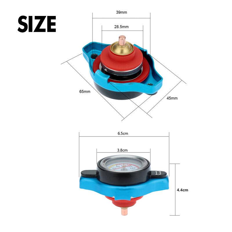Professional Small Head Car Thermost Radiator Cap Cover + Water Temp Gauge Meter