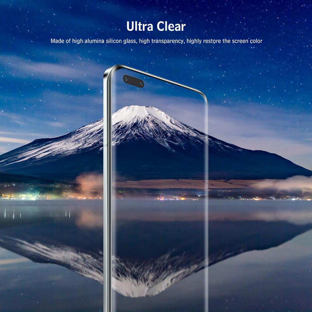 ENKAY HAT PRINCE For Oppo Find X3/Find X3 Pro Full Screen Protector High Aluminum-Silicon Glass Side Glue Film Support Fingerprint Unlock