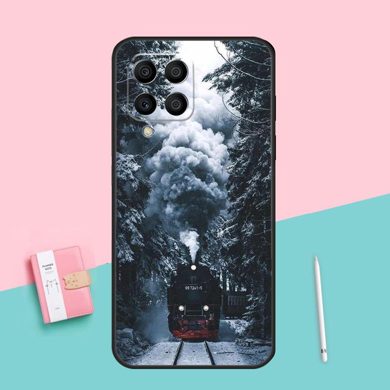 Поезд Железная дорога Путешествие Для Samsung Galaxy M32 M52 M31 M16 M11 M21 M13 M33 M35 M53 M55 M15 M14 M34 M54 M12 M06 Чехол