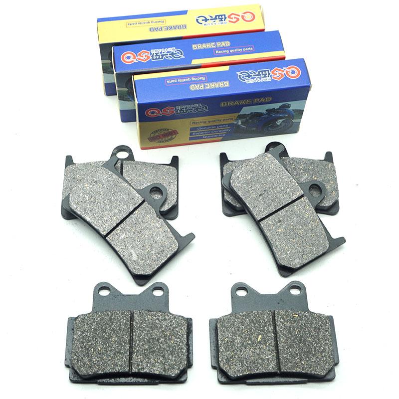 Motorcycle Front Rear Brake Pads for YAMAHA FZR400RR Exup (4DX) 1990-1995 FZS600 Fazer FZS600S 2001 FZR400 FZR 400 FZS 600