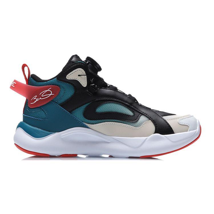 Спортивная повседневная обувь Li Ning Wade Series, детские кроссовки, абрикосовый, черный, синий, YKCR042-3