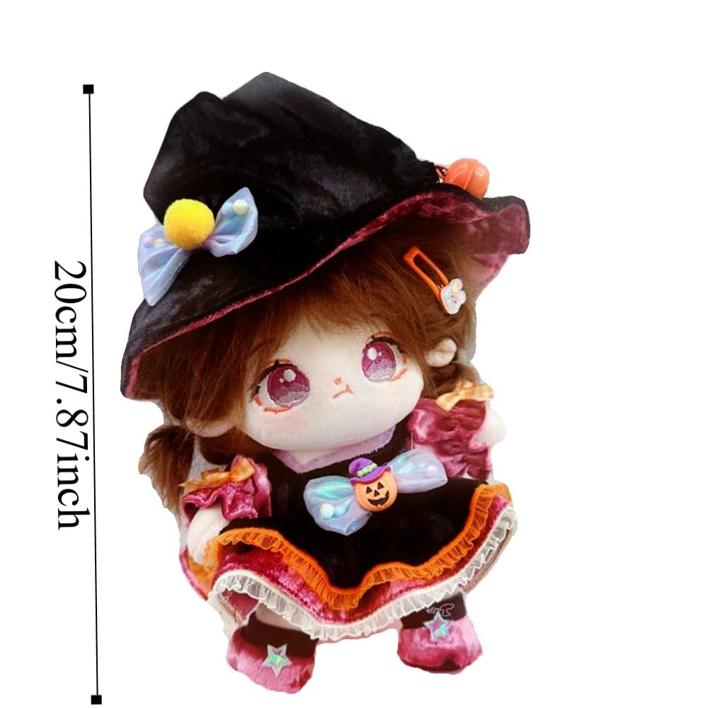 Dress Up Cotton Doll Halloween Suit Pumpkin Plush Dolls Clothes Children's Gift