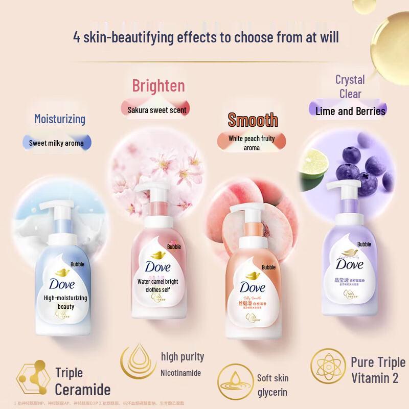 Dove Moisturizing Body Wash Set