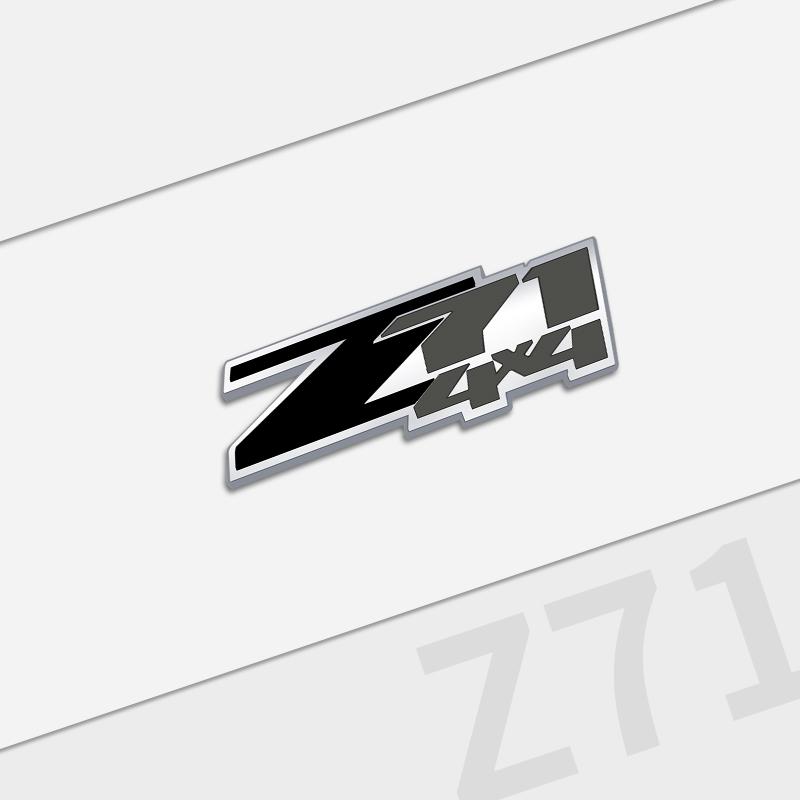 Auto Metal For Chevrolet Z71 4X4 Grille Logo Silverado Sierra Tahoe Suburban 1500 Chevy Camaro Aveo Trax Car Badge Trunk Sticker